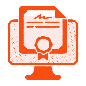 Aprenda com slides, podcasts e materiais extras, contando ainda que o seu o certificado digital, reconhecido pelo MEC, estará disponível em apenas um dia útil após a conclusão do curso.