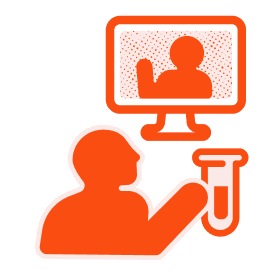 Tutores presentes na plataforma digital de aprendizagem para te acompanhar durante a sua jornada acadêmica, tirando todas as dúvidas e apoiando o seu desenvolvimento.