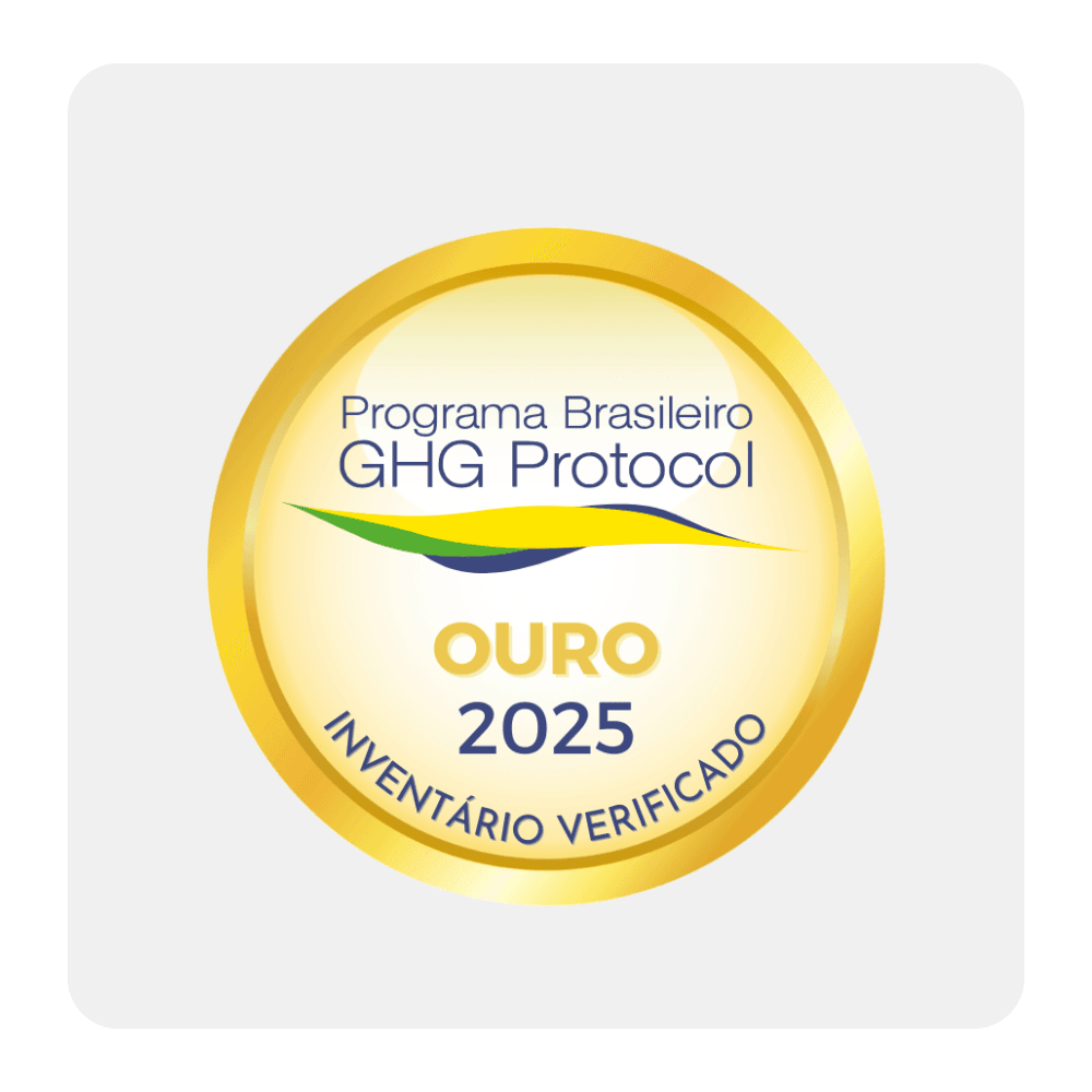 Selo Ouro do Programa Brasileiro GHG Protocol (FGVces) Selo Ouro do Programa Brasileiro GHG Protocol (FGVces)
